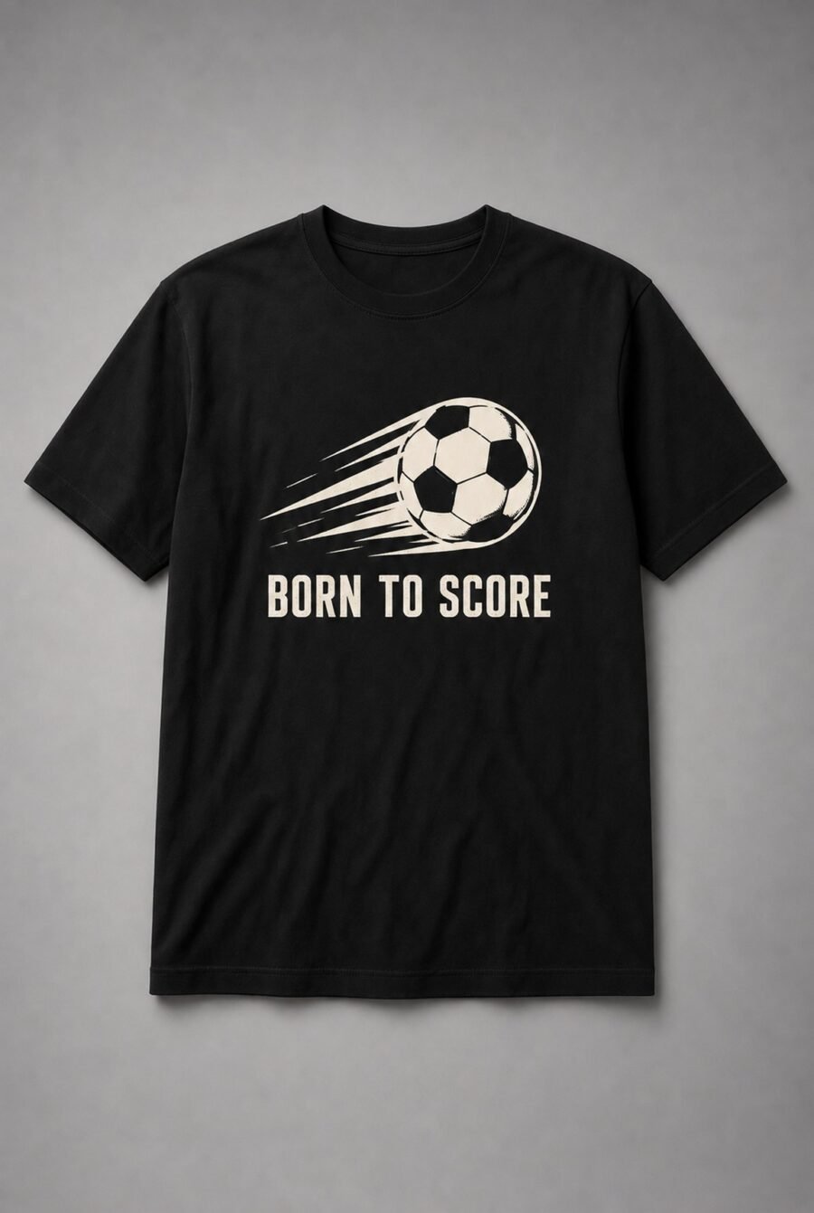 Born To Score Soccer Unisex T-Shirt - Black