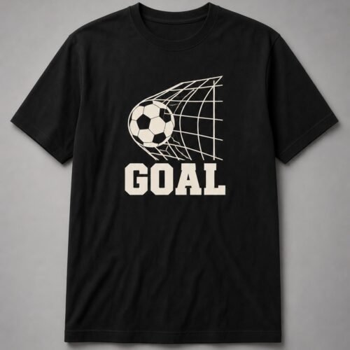 Goal Soccer Net Unisex T-Shirt - Black